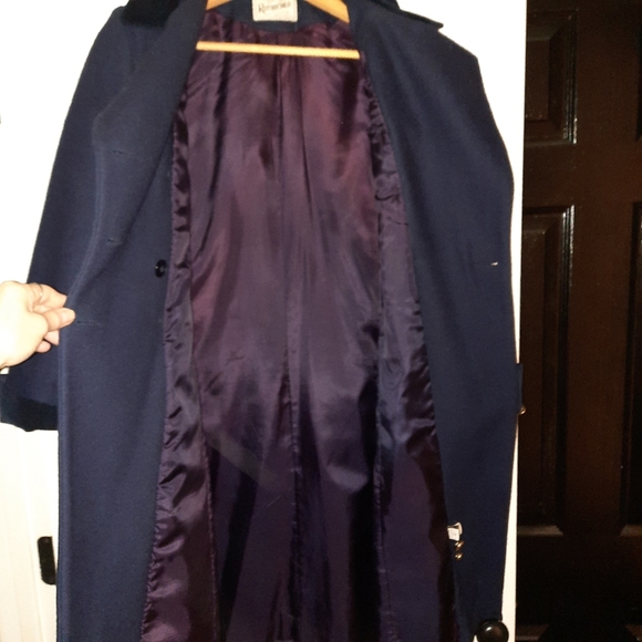 Rothschild Navy Girls Long Coat size 12 - Picture 5 of 12